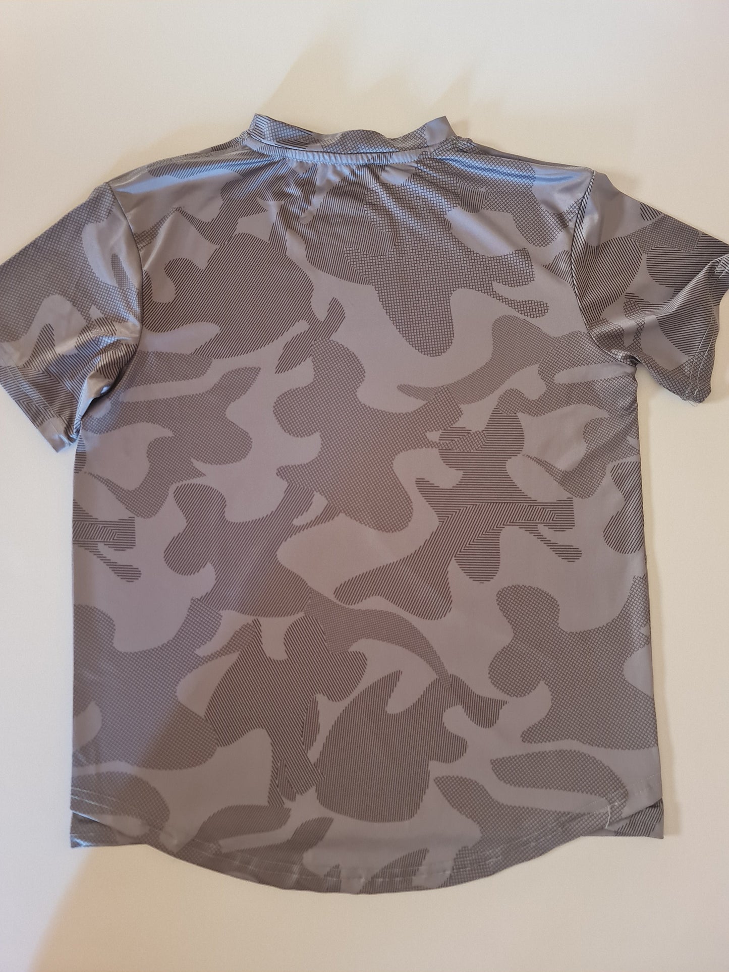 Boys Short Sleeve T-Shirt Printed Grey