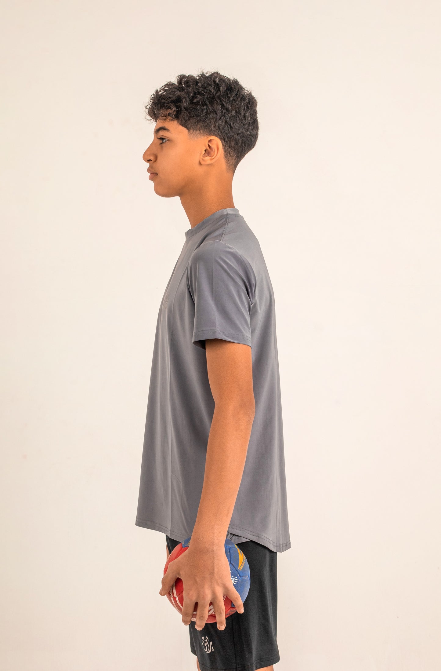 Boys Short Sleeve T-Shirt Grey