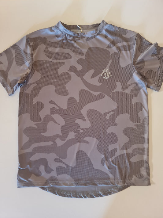 Boys Short Sleeve T-Shirt Printed Grey