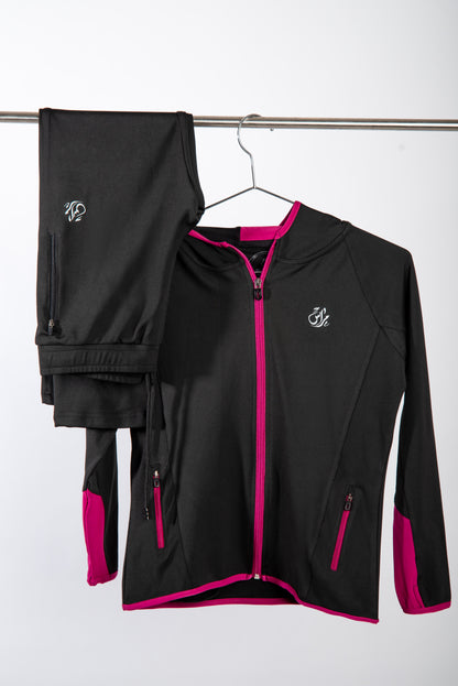 Girls Black Set + Long Sleeved T-Shirt