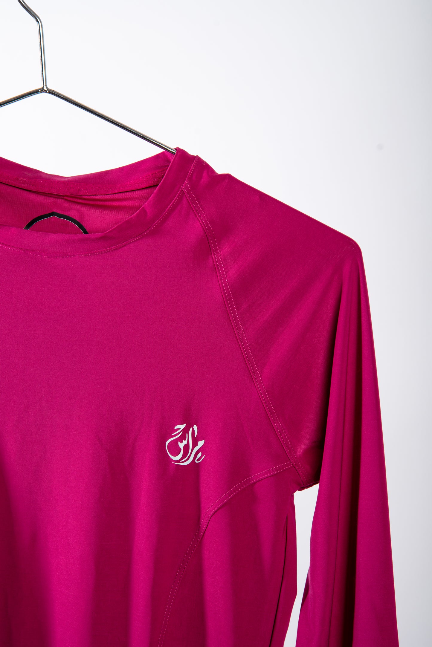 Girls Red Violet Long Sleeve T-shirt