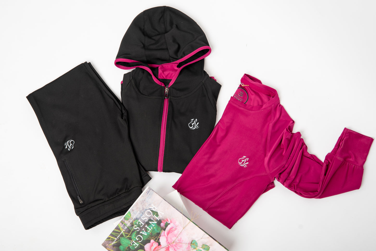 Girls Black Set + Long Sleeved T-Shirt