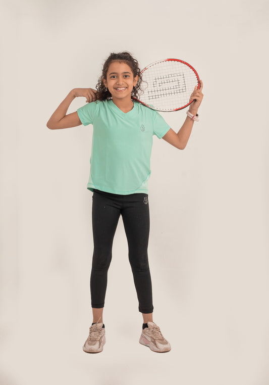 Girls Short Sleeve T-shirt Mint
