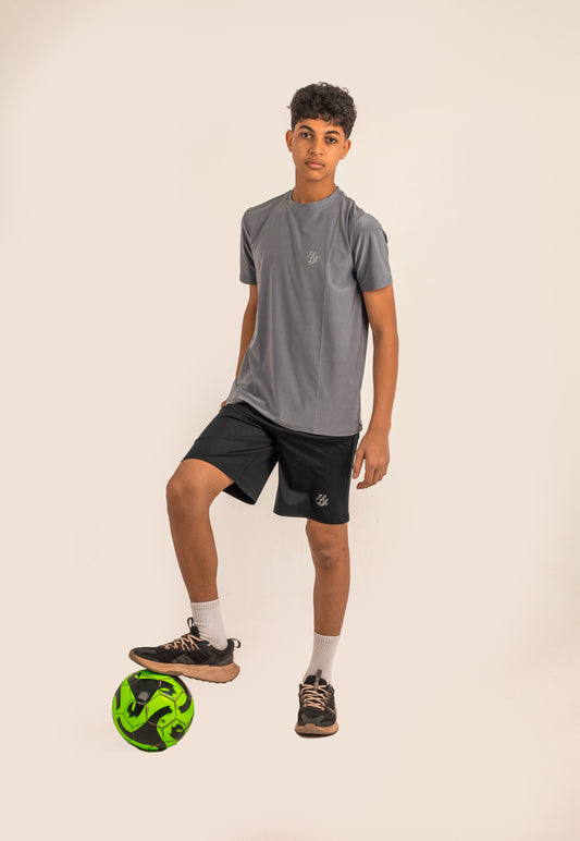 Boys Short Sleeve T-Shirt Grey