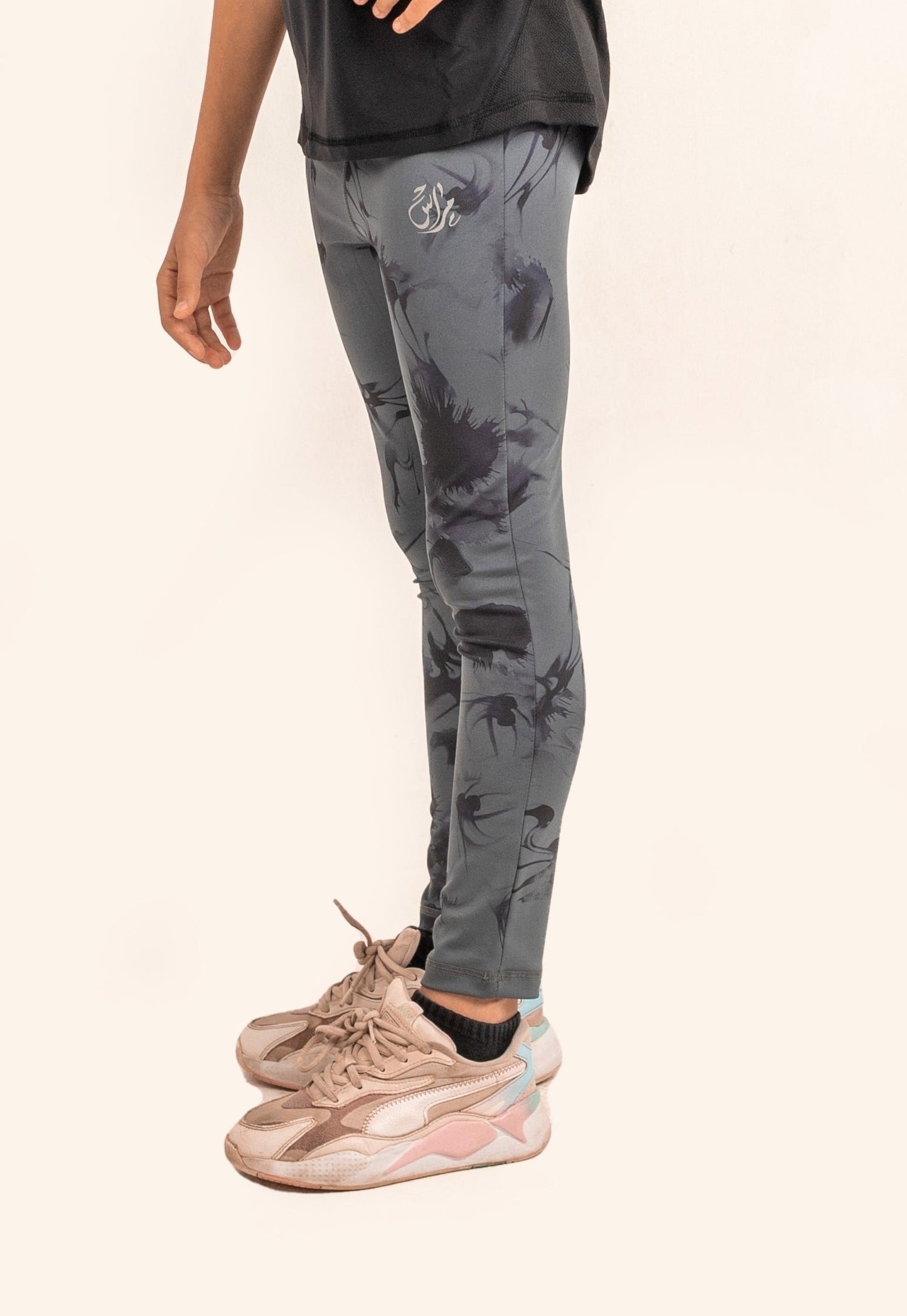 Girls Legging Black*Grey