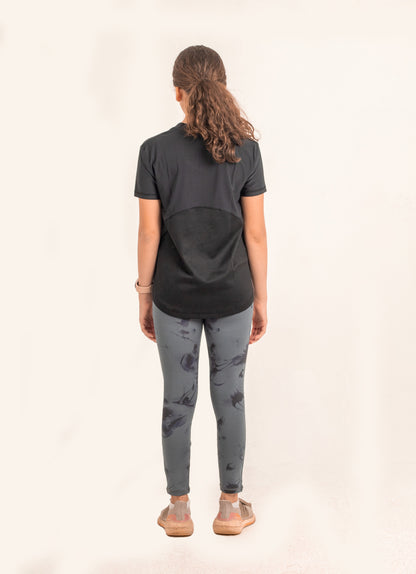 Girls Short Sleeve T-shirt Black